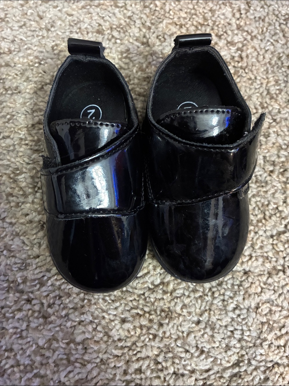 Kids Black Patent Mary Jane Shoes - Unbranded
